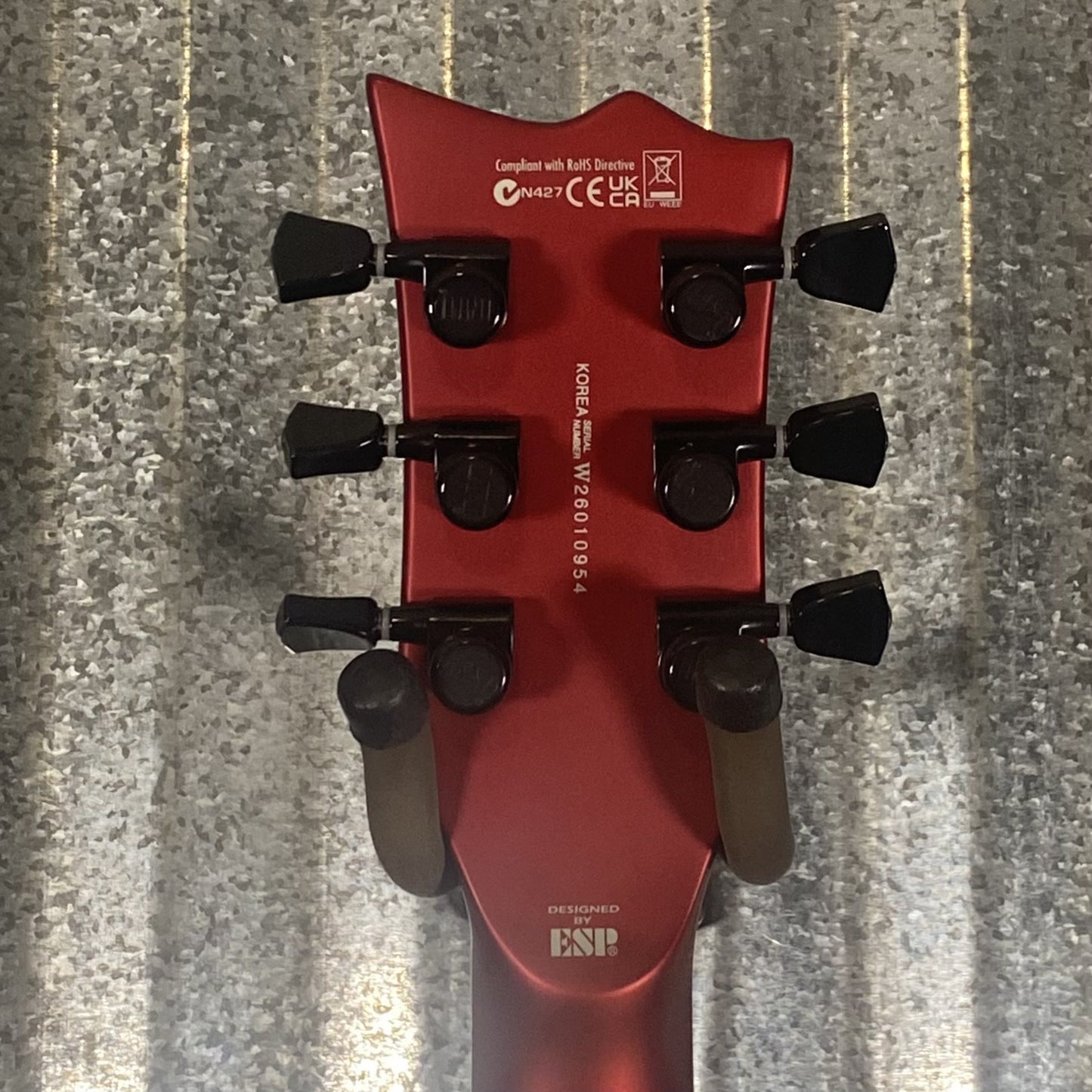 ESP LTD EC-1000 Candy Apple Red Guitar & Case EC1000CARS #0954 Used