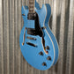Westcreek Guitars 333 Semi Hollow Body Double Cutaway Blue #0011 Used