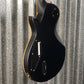 ESP LTD EC-1000 Vintage Black EMG Guitar EC1000VB #0188 Used