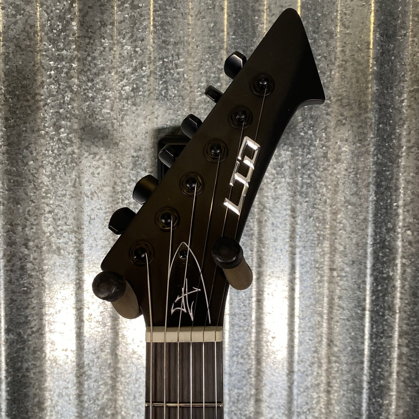 ESP LTD Snakebyte James Hetfield Black Satin Guitar & Case SNAKEBYTEBLKS #1103 Used
