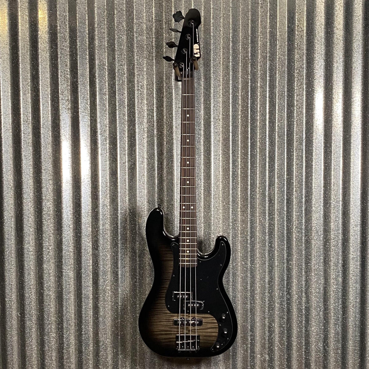 ESP LTD Surveyor 204DX Black Burst 4 String Bass #2051 Used