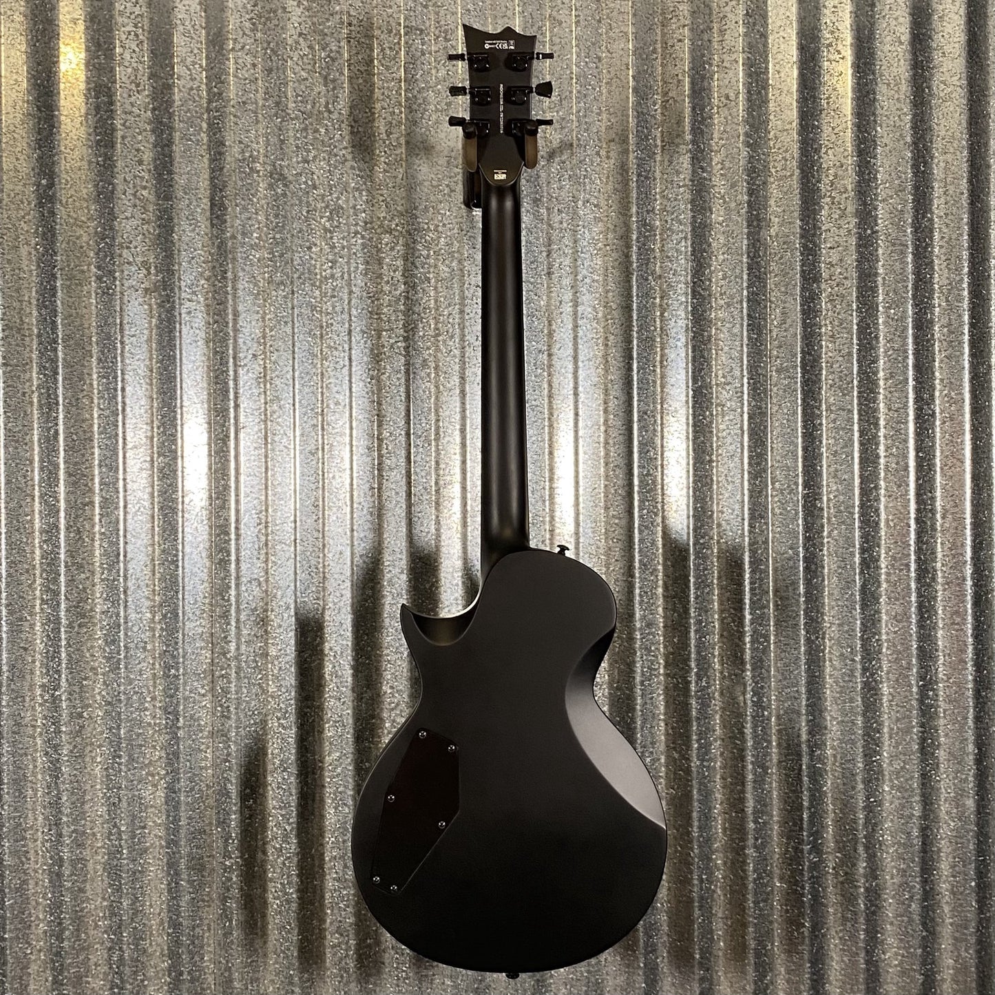 ESP LTD EC Black Metal Black Satin Guitar ECBKMBLKS #1516 Used