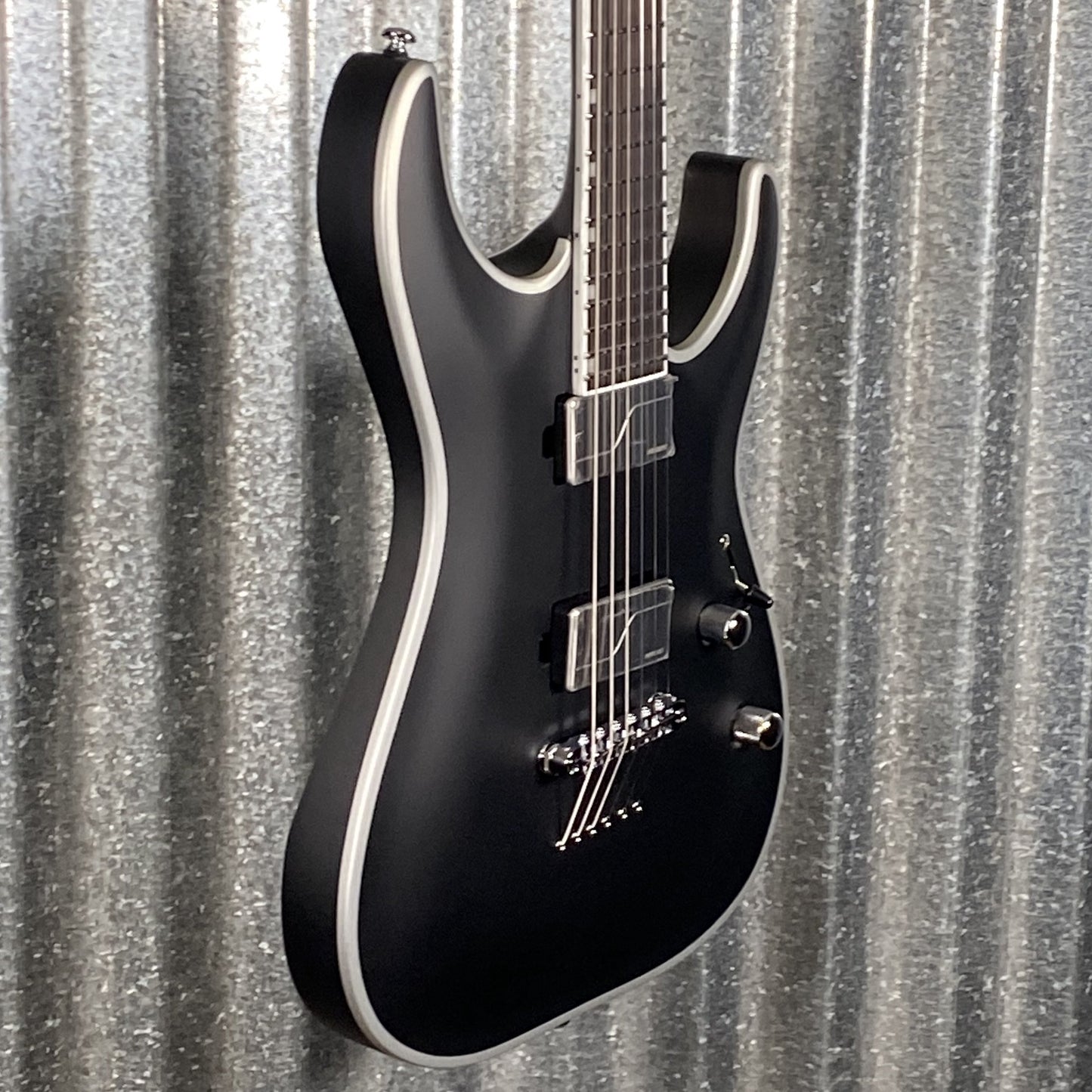 ESP LTD MH-1000NT Bold Binding Black Satin Guitar MH1000NTBBBLKS #0133 Used