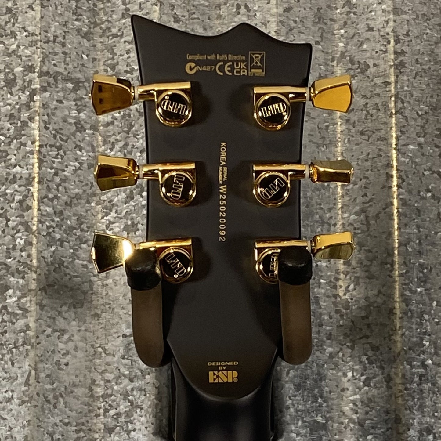 ESP LTD EC-1000 Vintage Black Seymour Duncan Guitar & Case #0092 Used