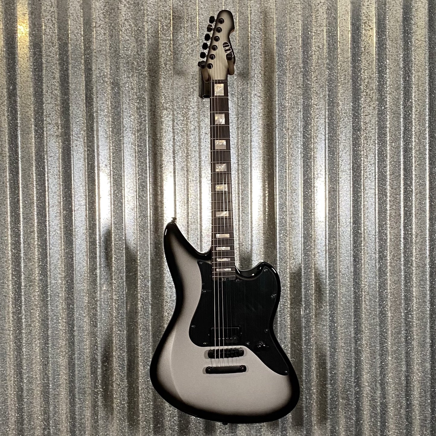 ESP LTD JD-I Joe Duplantier Silver Sunburst Guitar & Case #0981 Used