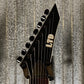 ESP LTD SC-608 Stephen Carpenter Black EMG 8 String Baritone Guitar #0826 Used