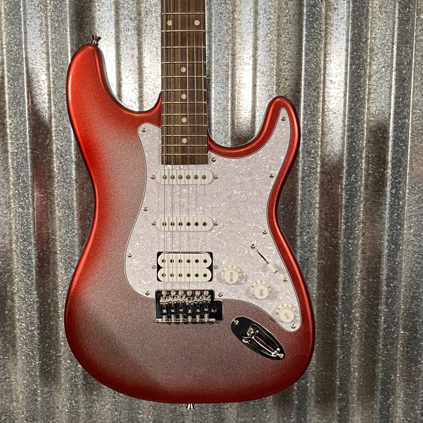 Musily MST-1 Strat Style HSS Guitar Candy Apple Redburst #060520260001 Used