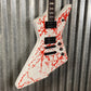 Westcreek Guitars Revenge Explorer Style Scatch Whte Red #0059 Used
