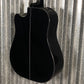 Takemine GD30CE Acoustic Electric Guitar Black #6481 Used