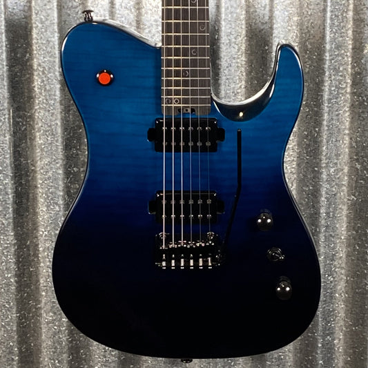 Westcreek Guitars Helyx T Style Dual Humbucker Ocean Vortex Guitar #0094 Used