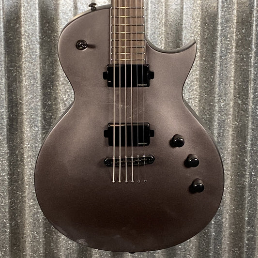 ESP LTD EC-1000 Baritone Charcoal Metallic Satin Guitar EC1000BCHMS #1176 Used
