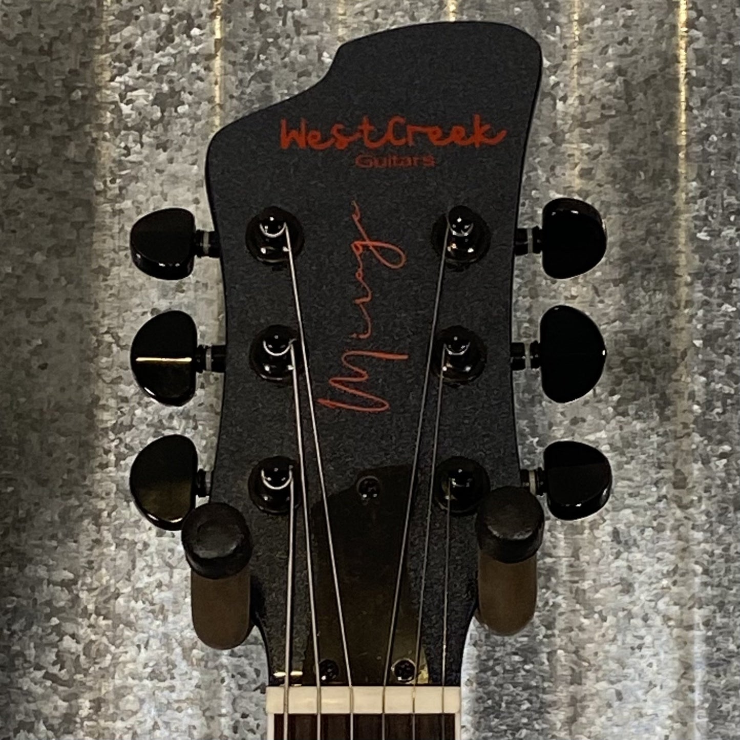 Westcreek Guitars Mirage T Bird Style Dual Humbucker Guitar Black #0027 Used