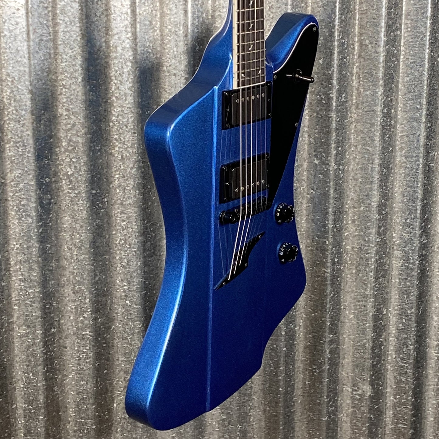 Westcreek Guitars Mirage T Bird Style Dual Humbucker Guitar Blue #0146 Used