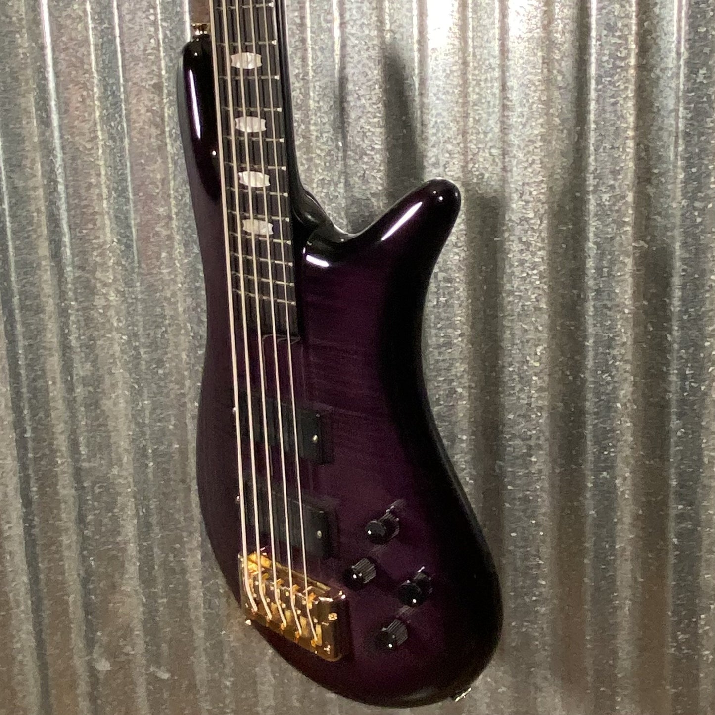 Spector Euro5 LT Violet Fade Gloss 5 String Bass & Bag #0562 Used