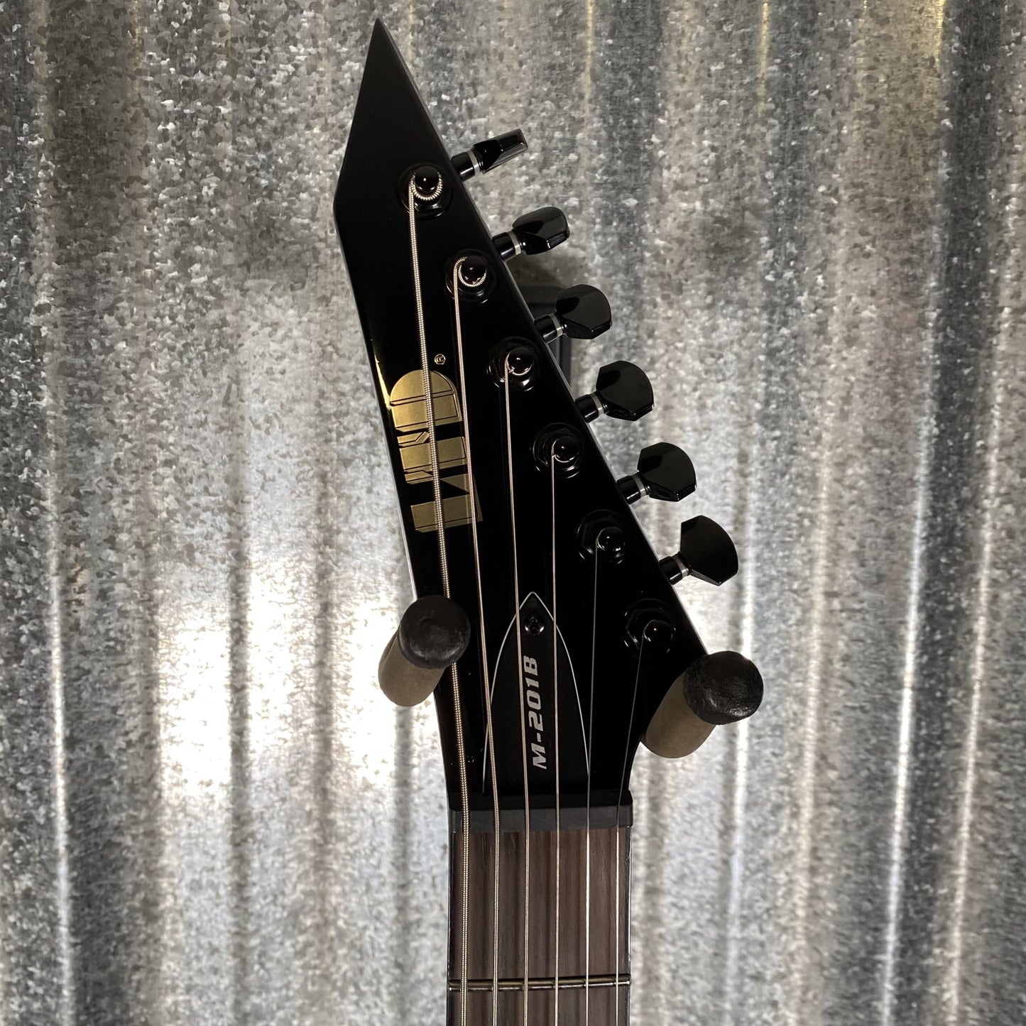 ESP LTD M-201HT Baritone Hard Tail Black Guitar M201BHTBLK #0639 Used