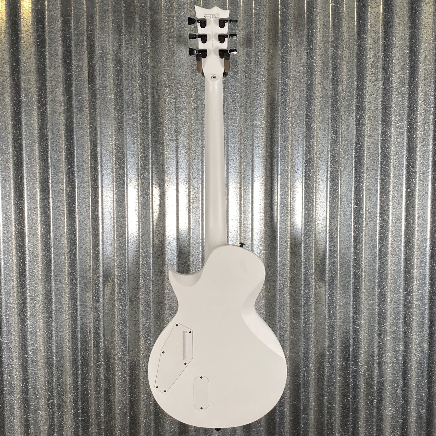 ESP LTD EC Arctic Metal Snow White Satin Guitar ECARMSWS #0778 Used