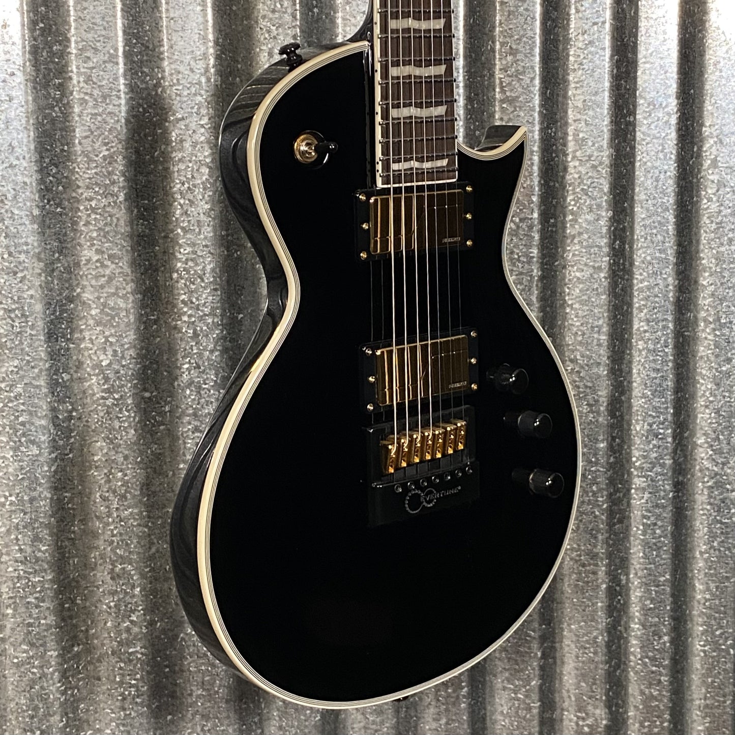 ESP LTD EC-1007B Evertune Baritone 7 String Black Guitar #2422 Used