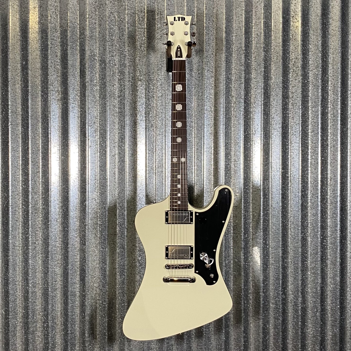 ESP LTD RZK-III Richard ZK Rammstein Phoenix Olympic White Guitar & Case LRZKIIIOW #0690 Used