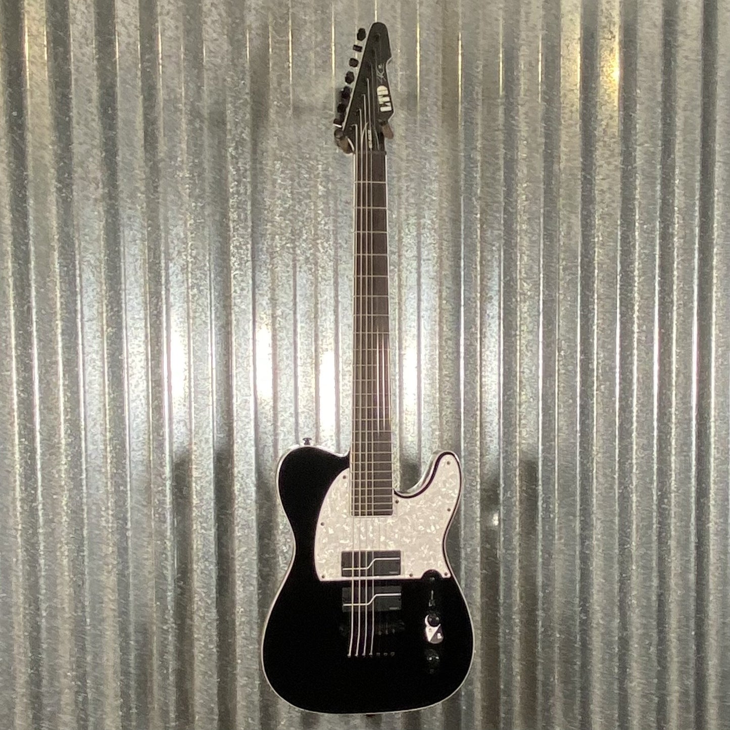 ESP LTD SCT-607B Stephen Carpenter 7 String Baritone Black Guitar Fluence Guitar & Case SCT607BBLK #2312 Used