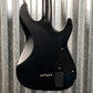 Schecter Damien Platinum 6 Flat Black Left Hand Guitar #3563 Used