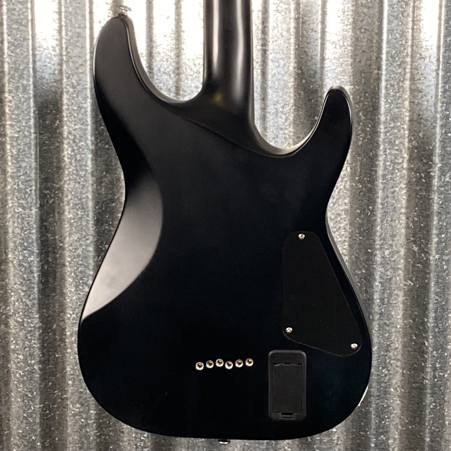 Schecter Damien Platinum 6 Flat Black Left Hand Guitar #3563 Used