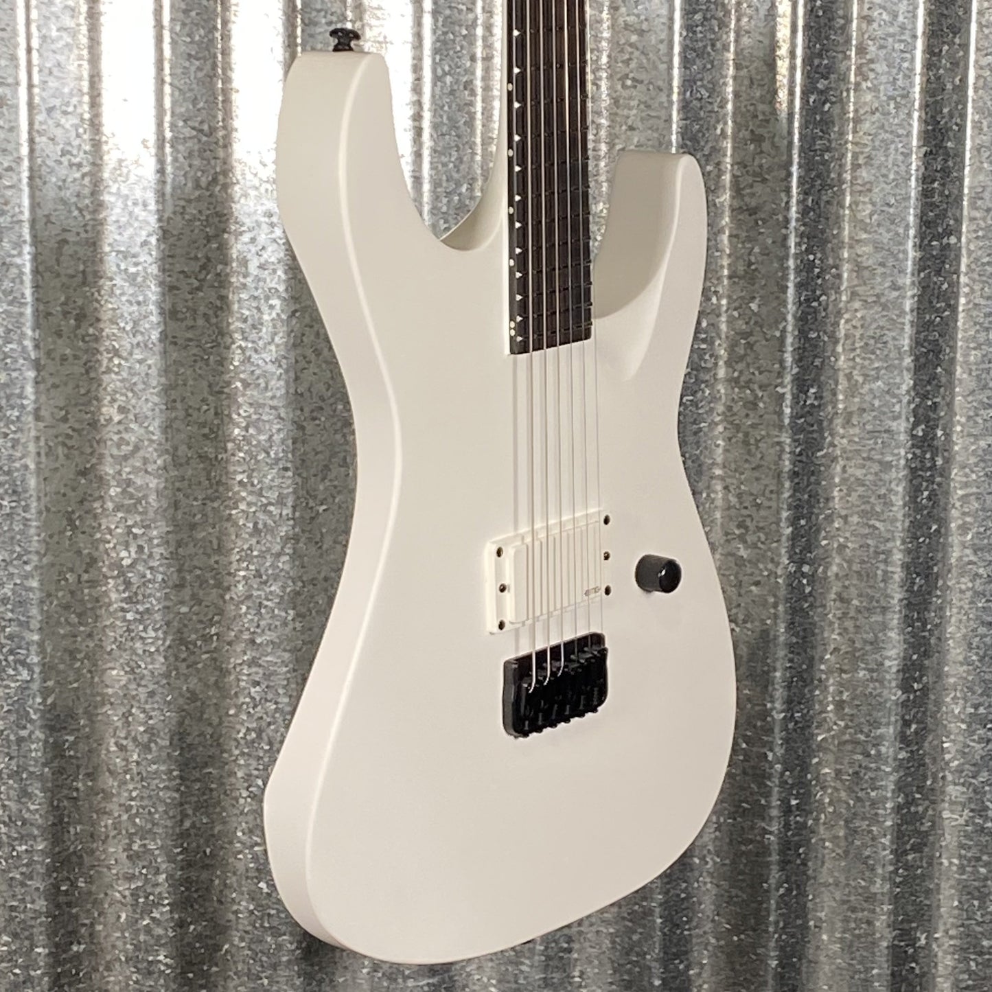 ESP LTD M-HT Arctic Metal Hard Tail Snow White Satin Guitar MHTARMSWS #0608 Used