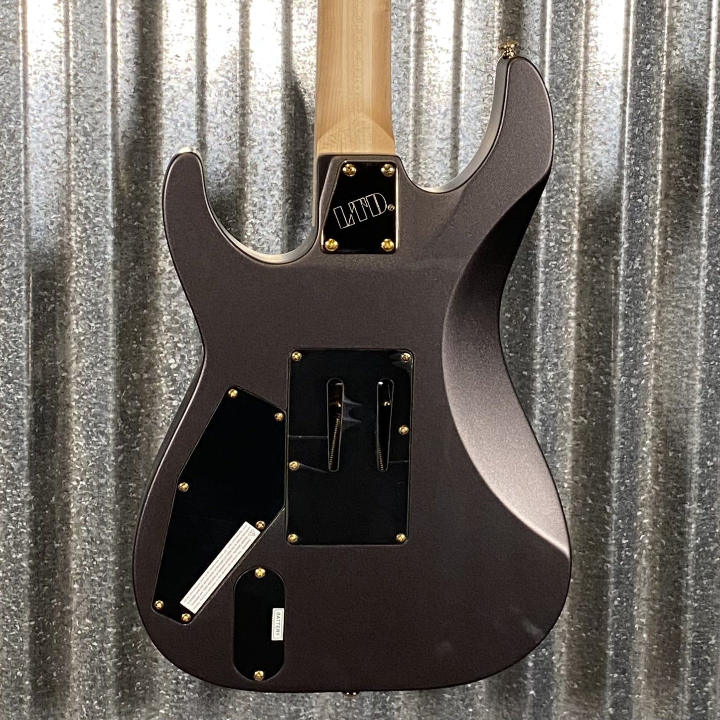 ESP LTD M-1001 Charcoal Metallic Satin Guitar & Case #0464 Used
