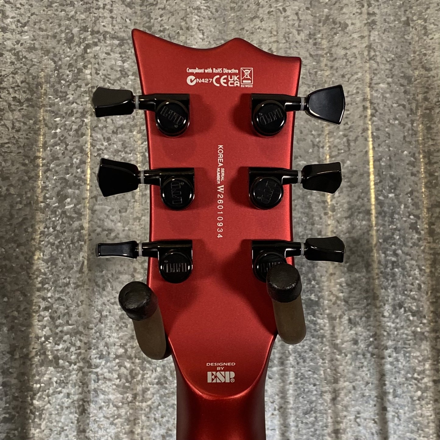 ESP LTD EC-1000 Candy Apple Red Guitar & Case EC1000CARS #0934 Used