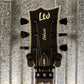 ESP LTD EC-1000 FR Floyd Rose Black Satin EMG Guitar EC1000FRBLKS #0087 Used