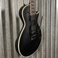 ESP LTD EC-1000 FR Floyd Rose Black Satin EMG Guitar EC1000FRBLKS #0087 Used