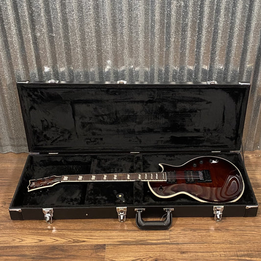 ESP LTD EC-1000 ET Evertune Dark Brown Sunburst Guitar & Case #0635 Used