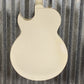 Glen Burton GE775 Chicago Hollow Body White Guitar #0000 Used