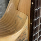 Westcreek Metal Rooted Spalted Blue Bolt On Hard Tail Guitar #600001 Used