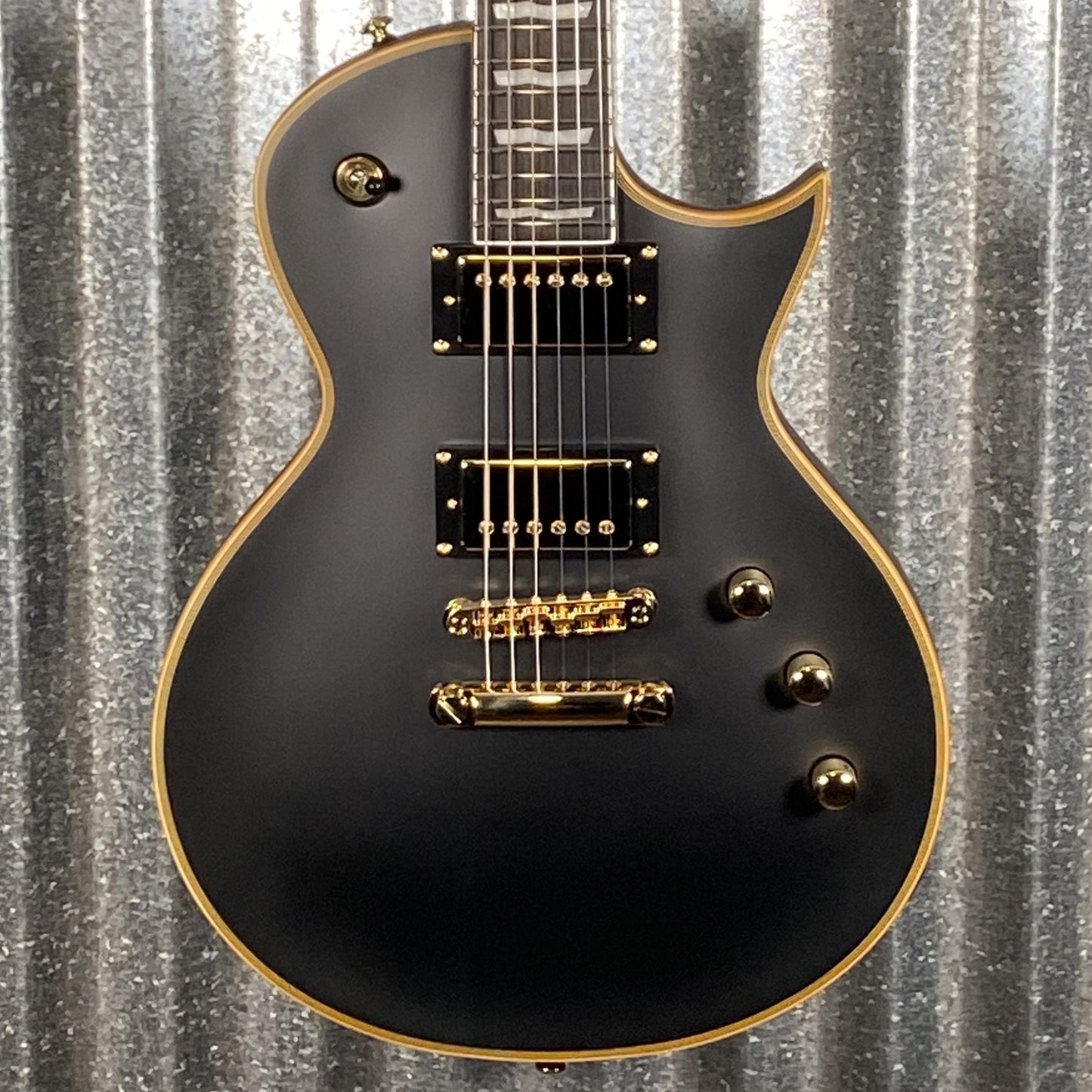 ESP LTD EC-1000 Vintage Black Seymour Duncan Guitar EC1000VBD #1559 Used