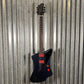 Westcreek Guitars Mirage T Bird Style Dual Humbucker Guitar Black #0027 Used