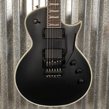 ESP LTD EC-1000 FR Floyd Rose Black Satin EMG Guitar EC1000FRBLKS #0087 Used