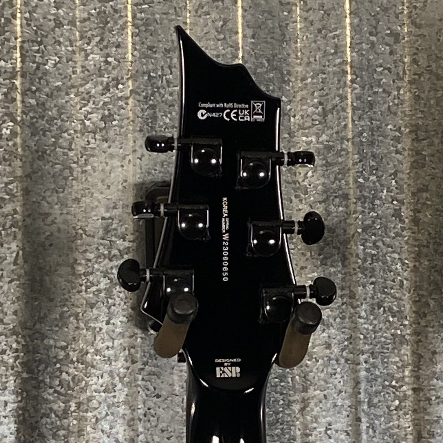 ESP LTD H-1001 Floyd Rose Black Natural Burst Guitar & Case #0650 Used