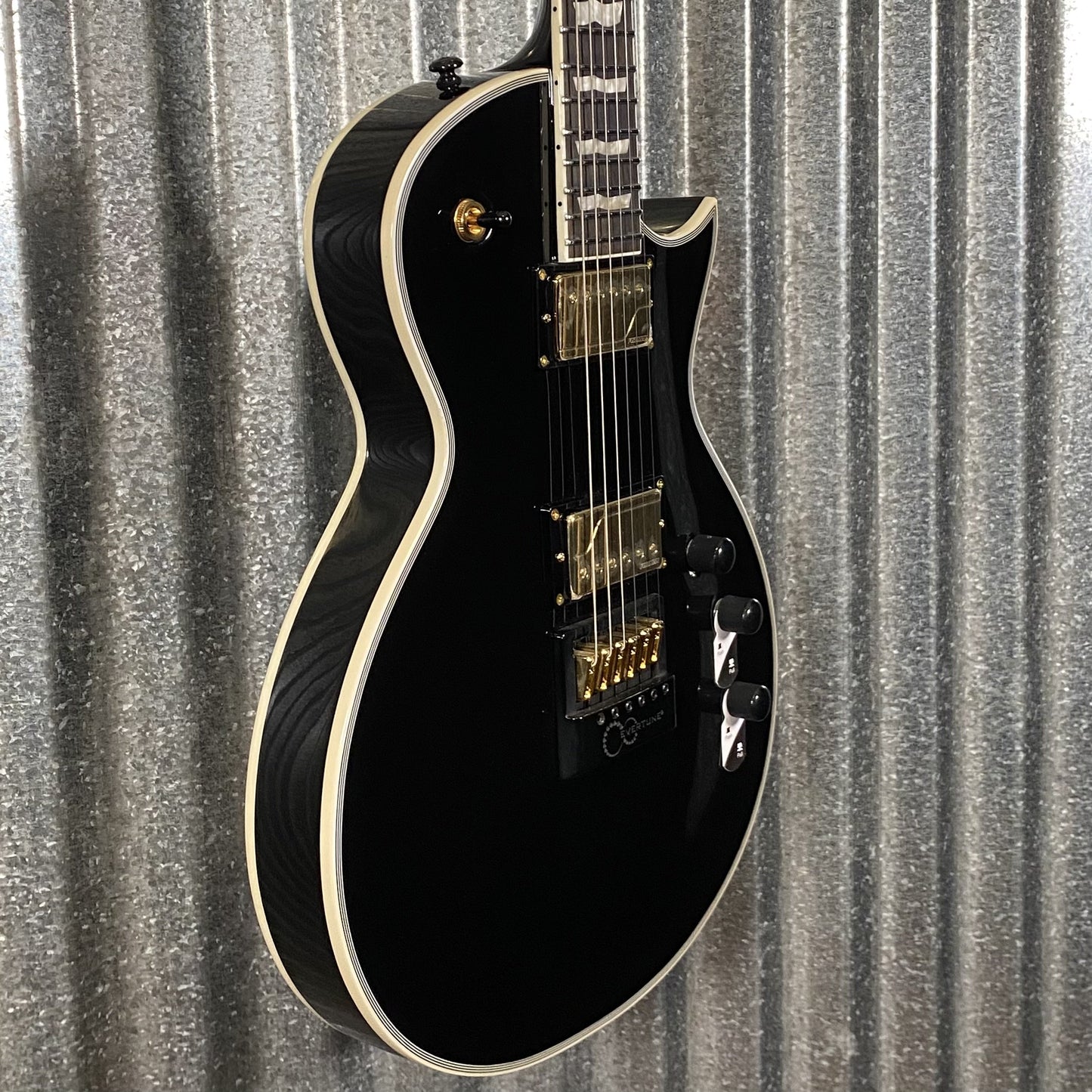 ESP LTD EC-1000T CMT Evertune Black Guitar EC1000TCTMETBLK #1245 Used