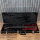 ESP LTD M-1000 Candy Apple Red Guitar & Case #0016 Used