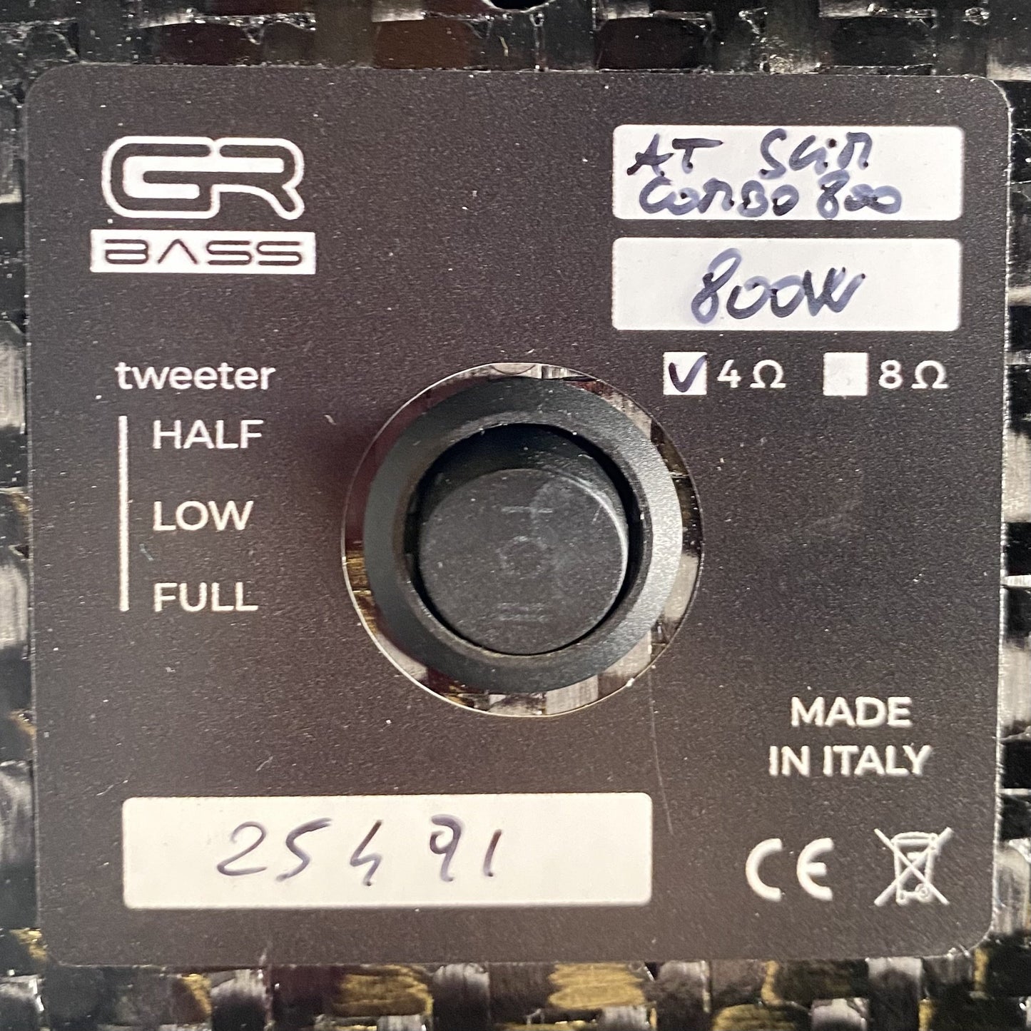 GR Bass AT 212 SLIM 800 watt 2x12" Carbon Fiber Bass Amplifier Combo & Cover