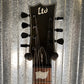 ESP LTD EC-257 7 String Black Satin Guitar EC257BLKS #0504 Used