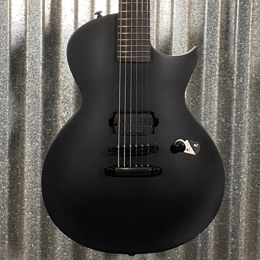 ESP LTD EC Black Metal Black Satin Guitar ECBKMBLKS #1990 Used