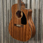 Fender CD-60CE AM Natural Mahogany Acoustic Electric Guitar & Case #5792 Used