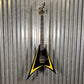ESP LTD Alexi Laiho Arrowhead SE Black Yellow Pinstripe Guitar & Case USED #1975