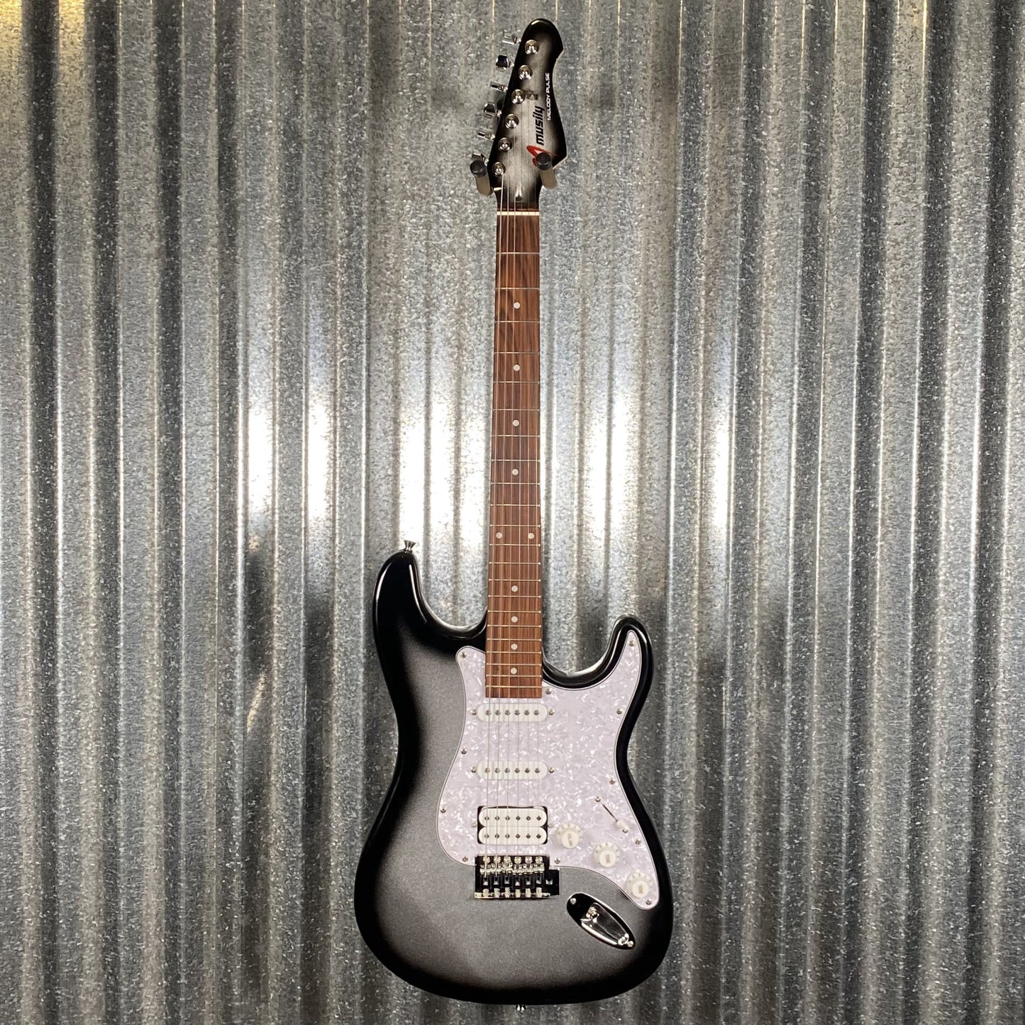 Musily MST-1 Strat Style HSS Guitar Silver Burst  #031720260001 Used