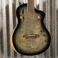 Ortega RTPG-LS1 Charcoal Burst Thinline Nylon Acoustic Electric Guitar & Bag #0234 Blem