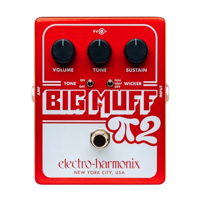 Electro-Harmonix EHX Big Muff Pi 2 with Tone Wicker Fuzz Guitar Effect Pedal *