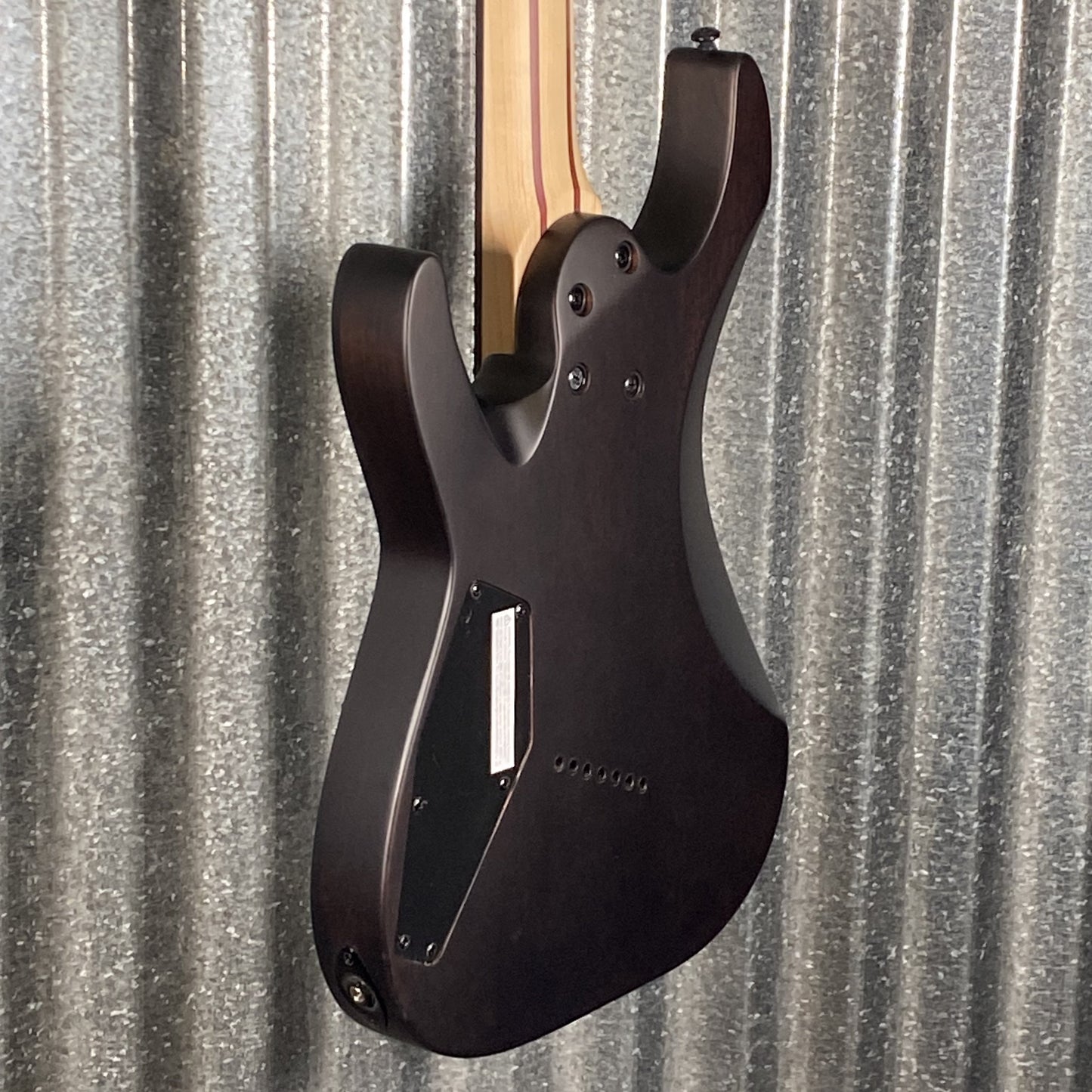 ESP LTD M-1007 7 String Multi Scale Flame See Thru Black Satin Guitar M1007MSFMSTBLKS #1012 Used