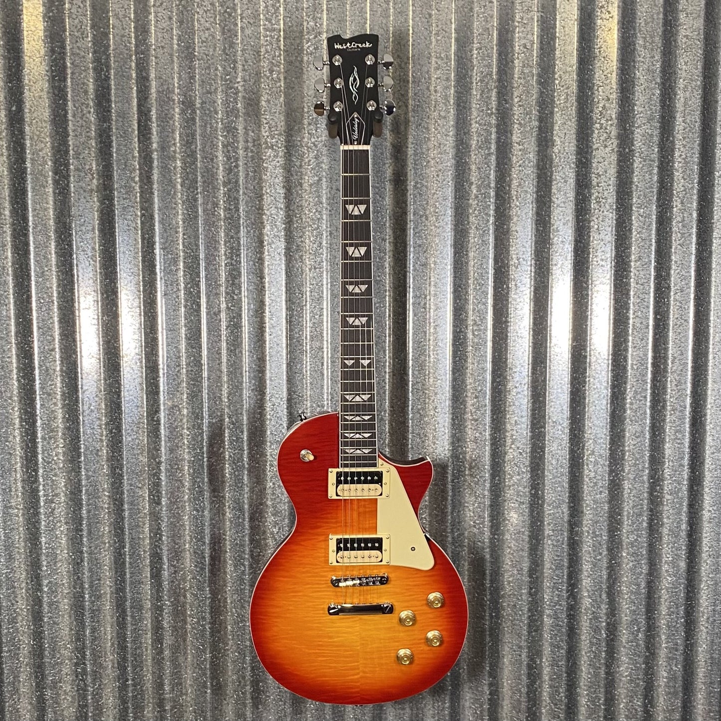 Westcreek Guitars Underdog LP Cherryburst Guitar #0064 Used