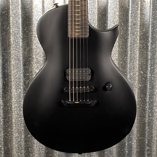 ESP LTD EC Black Metal Black Satin Guitar ECBKMBLKS #1613 Used